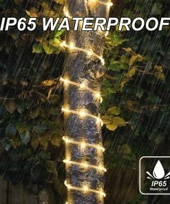 Joiedomi 46ft 120 Count LED Rope Light With Remote Control -3 Pcs All Holiday Decor