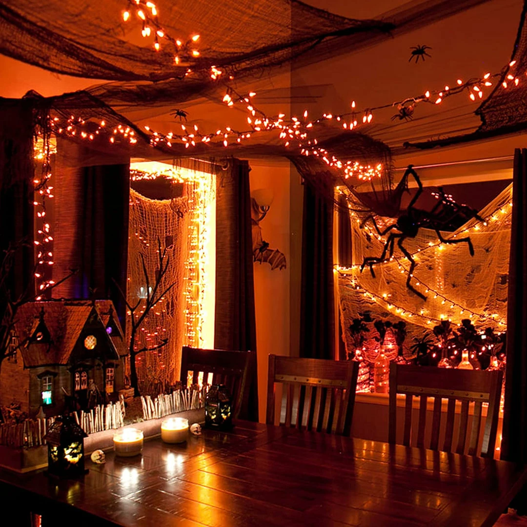 Joiedomi All Holiday Decor 150 Count Waterproof Halloween String Lights - 3 Sets 4 Joiedomi All Holiday Decor 150 Count Waterproof Halloween String Lights - 3 Sets