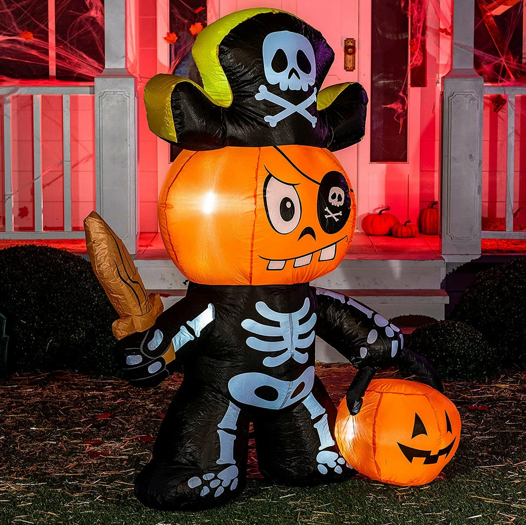 Joiedomi 5ft Halloween Inflatable Ghost Pumpkin Pirate 3 Joiedomi 5ft Halloween Inflatable Ghost Pumpkin Pirate