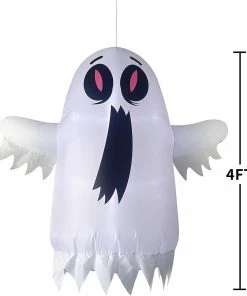 Joiedomi Inflatables 4ft Halloween Inflatable Thrilling Floating Ghost