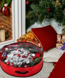 Joiedomi 2 Pack Christmas Wreath Storage Bags Organizer & Storage 7 Joiedomi 2 Pack Christmas Wreath Storage Bags Organizer & Storage
