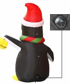 Joiedomi Inflatables Tall Christmas Holiday Penguin Inflatable (5 Ft)
