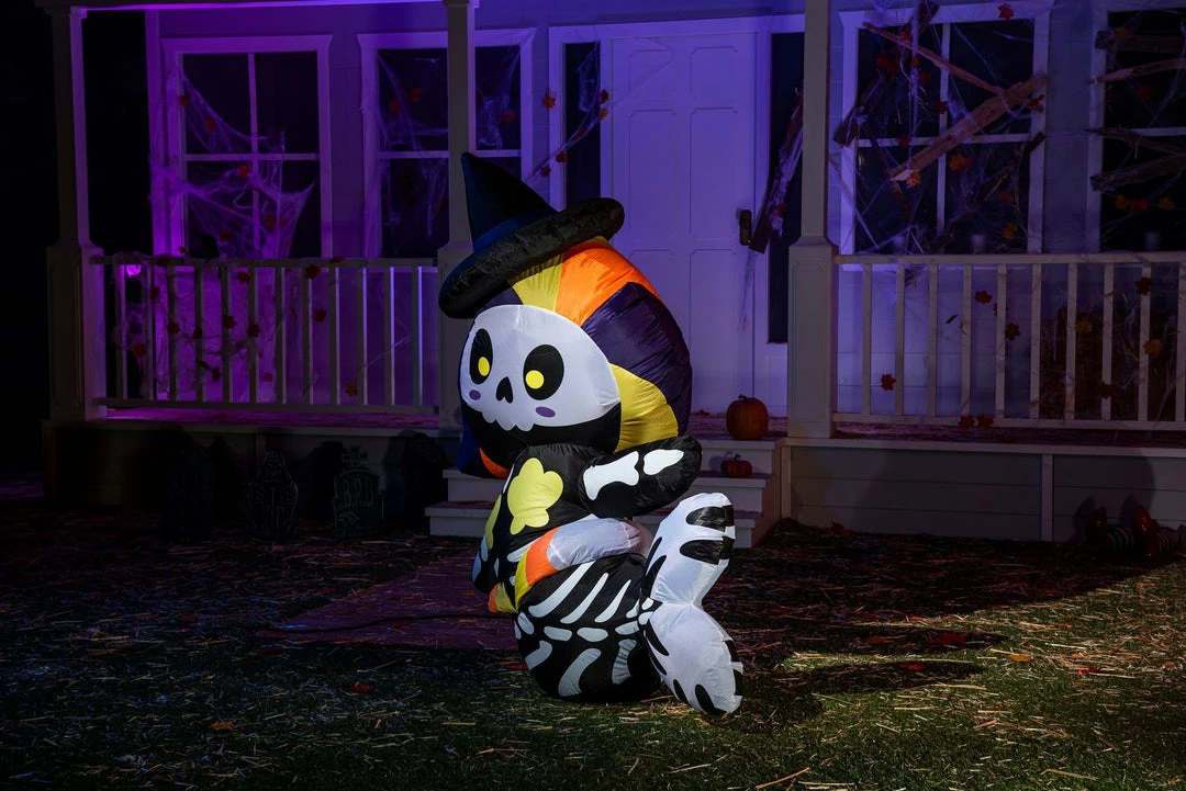 Joiedomi 5 Ft Cute Halloween Skeleton Mermaid 3 Joiedomi 5 Ft Cute Halloween Skeleton Mermaid