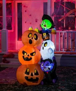 Joiedomi 6ft Halloween Inflatable Stacked Characters