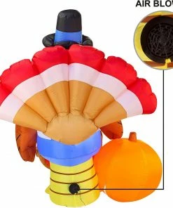 Joiedomi All Holiday Decor 6ft Turkey Carrying Three Pumpkins 9 Joiedomi All Holiday Decor 6ft Turkey Carrying Three Pumpkins
