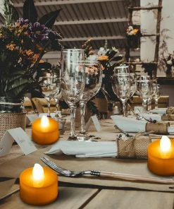 Joiedomi Decorative Lights LED Tea Lights - 24Pcs (Round Shape)