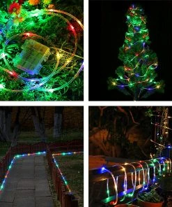 Joiedomi 46ft 120 LED Rope Light Multicolor 3Pcs