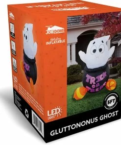 Joiedomi 5ft Halloween Inflatable Ghost Stuck In Cauldron 7 Joiedomi 5ft Halloween Inflatable Ghost Stuck In Cauldron