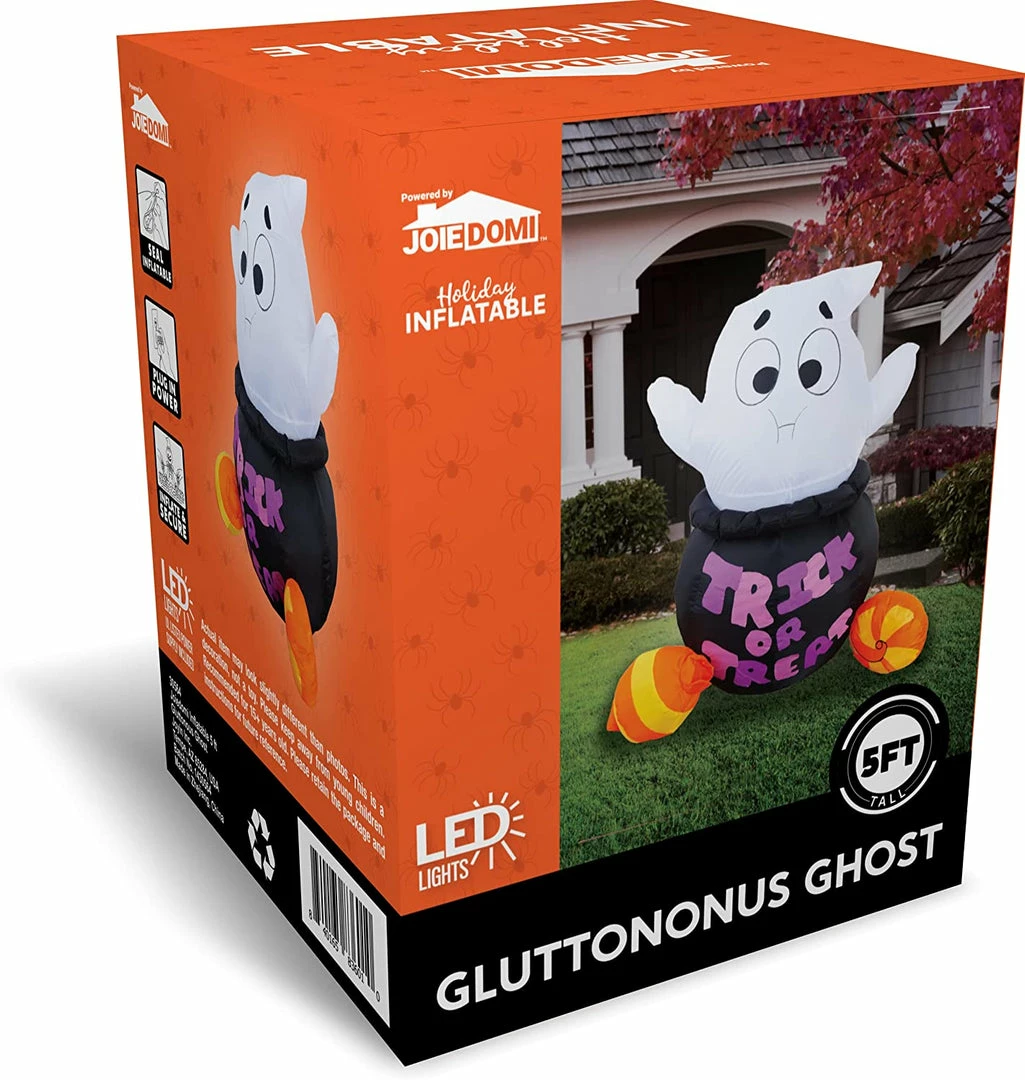 Joiedomi 5ft Halloween Inflatable Ghost Stuck In Cauldron 4 Joiedomi 5ft Halloween Inflatable Ghost Stuck In Cauldron