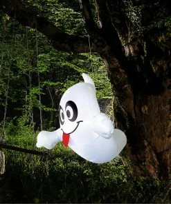 Joiedomi 4ft Halloween Inflatable Ghost Coming Out From Tree