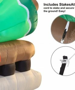 Joiedomi Inflatables 8ft Inflatable Polar Bear Dragging A Christmas Tree 11 Joiedomi Inflatables 8ft Inflatable Polar Bear Dragging A Christmas Tree