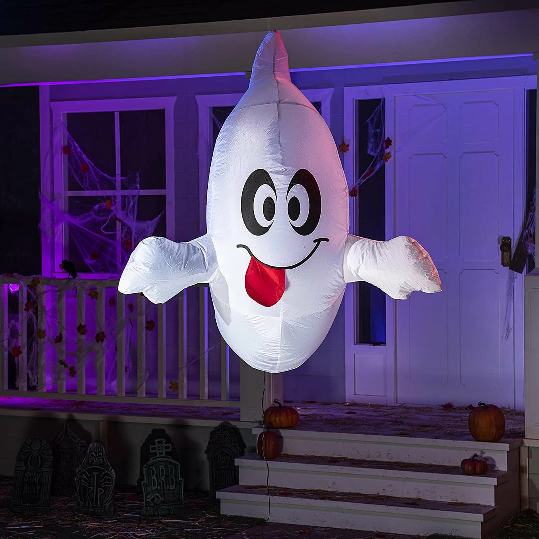 Joiedomi 4ft Halloween Inflatable Ghost Coming Out From Tree 4 Joiedomi 4ft Halloween Inflatable Ghost Coming Out From Tree
