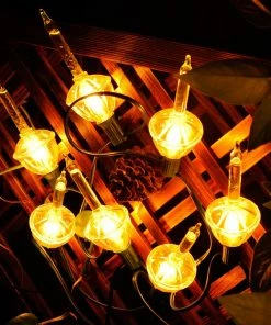 Joiedomi 7 Count Warm White Christmas Bubble String Lights 8 Joiedomi 7 Count Warm White Christmas Bubble String Lights