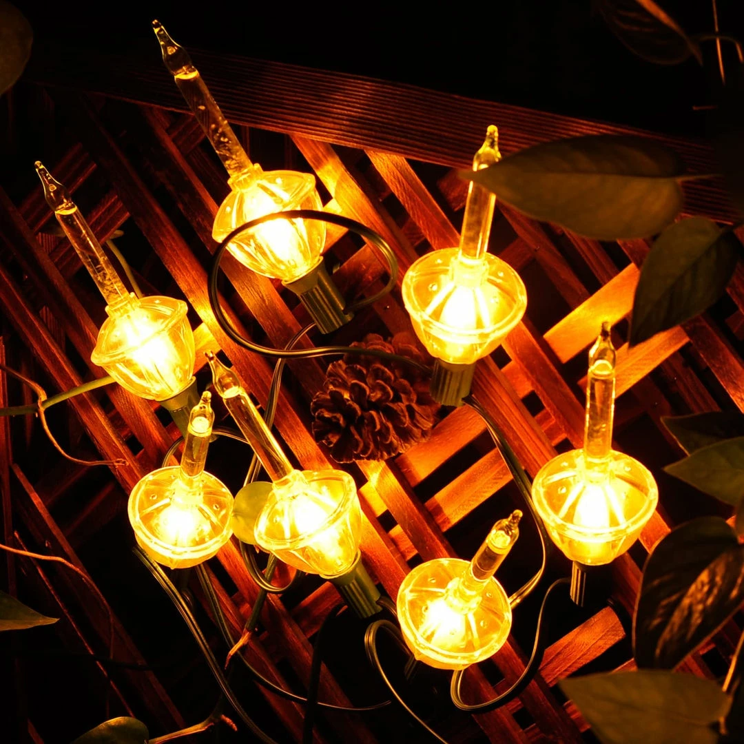 Joiedomi 7 Count Warm White Christmas Bubble String Lights 4 Joiedomi 7 Count Warm White Christmas Bubble String Lights