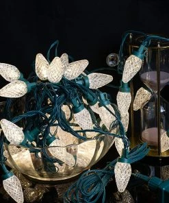 Joiedomi 50 Count Christmas Warm White LED String Lights - 49.54ft