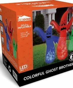 Joiedomi 3 In 1 Halloween Cute Ghosts Inflatable - 6ft 5ft & 4ft 7 Joiedomi 3 In 1 Halloween Cute Ghosts Inflatable - 6ft 5ft & 4ft