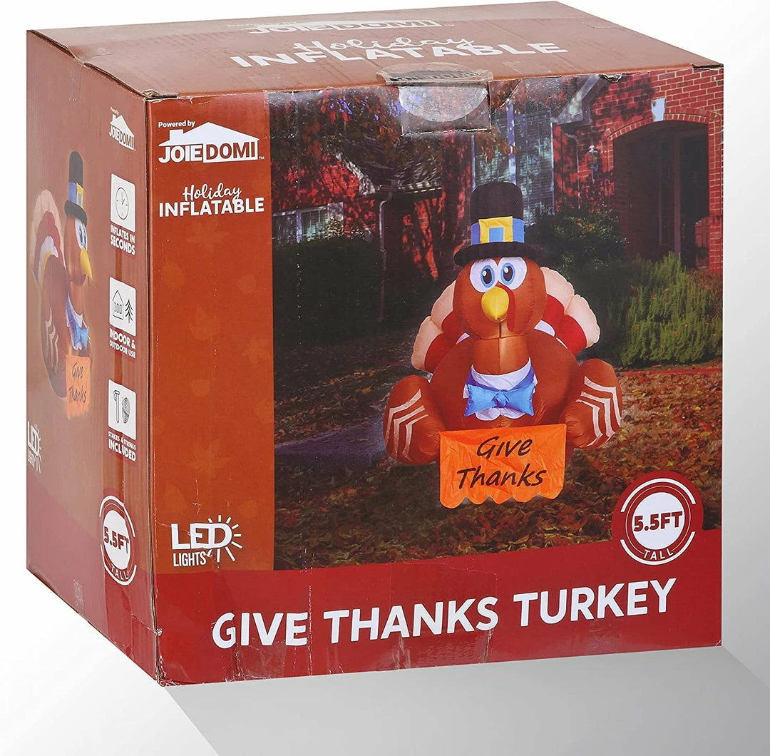 Joiedomi Give Thanks Turkey Inflatable 7 Joiedomi Give Thanks Turkey Inflatable