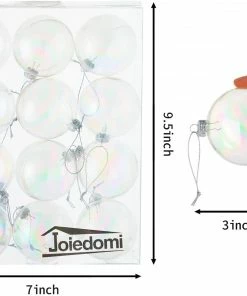 Joiedomi 12 Pcs 6'' Chrome Christmas Ball Ornaments All Holiday Decor 6 Joiedomi 12 Pcs 6'' Chrome Christmas Ball Ornaments All Holiday Decor