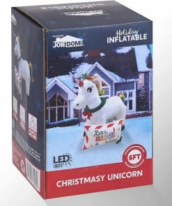 Joiedomi 6ft Unicorn With A Sign Christmas Inflatable 9 Joiedomi 6ft Unicorn With A Sign Christmas Inflatable