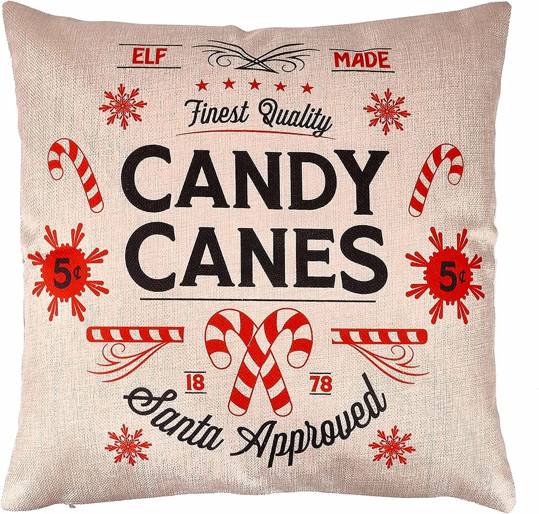 Joiedomi Christmas Pillow Covers, 4 Pcs All Holiday Decor 4 Joiedomi Christmas Pillow Covers, 4 Pcs All Holiday Decor