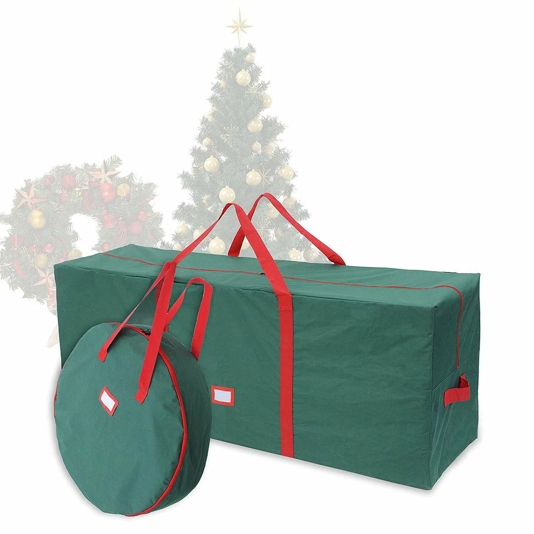Joiedomi Organizer & Storage Christmas Tree Storage With Wreath Storage Bag Set 1 Joiedomi Organizer & Storage Christmas Tree Storage With Wreath Storage Bag Set