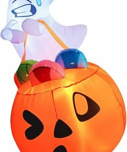 Joiedomi 5ft Halloween Ghost Lift Pumpkin Candy Bag