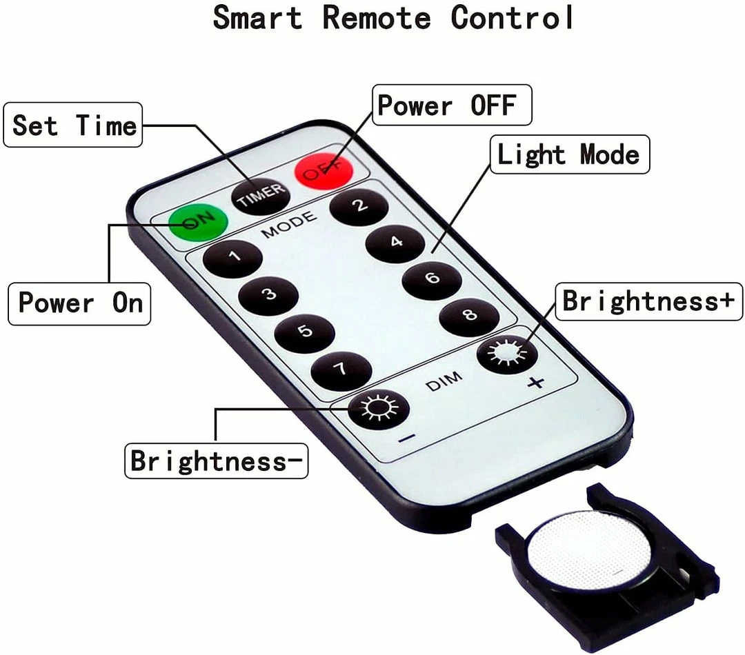 Joiedomi 200 LED Fairy Lights, 66FT Battery Operated 7 Joiedomi 200 LED Fairy Lights, 66FT Battery Operated