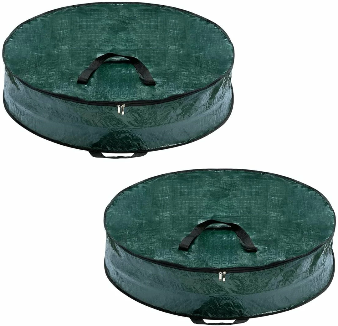 Joiedomi Organizer & Storage 36 Inch 2 Packs Christmas Wreath Storage Bag (Green) 2 Joiedomi Organizer & Storage 36 Inch 2 Packs Christmas Wreath Storage Bag (Green)