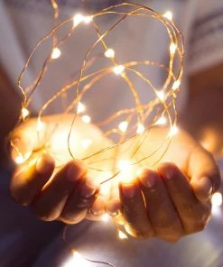 Joiedomi 100 LED Fairy Lights 33FT Battery Operated