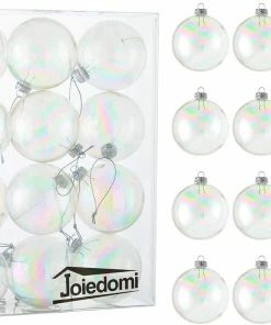 Joiedomi 12 Pcs 6'' Chrome Christmas Ball Ornaments All Holiday Decor 7 Joiedomi 12 Pcs 6'' Chrome Christmas Ball Ornaments All Holiday Decor