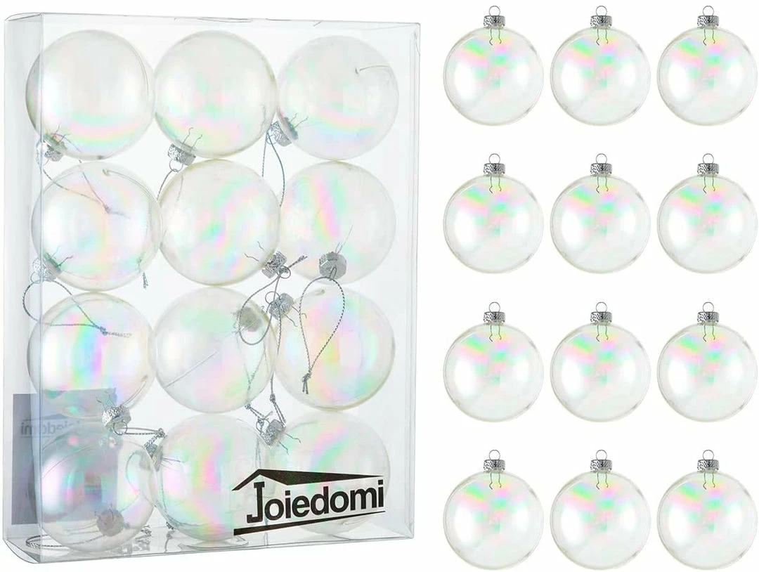 Joiedomi 12 Pcs 6'' Chrome Christmas Ball Ornaments All Holiday Decor 4 Joiedomi 12 Pcs 6'' Chrome Christmas Ball Ornaments All Holiday Decor