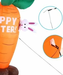 Joiedomi Large Easter Bunnies With Carrot (6 Ft)
