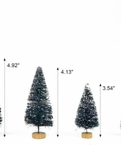 Joiedomi All Holiday Decor Artificial Mini Christmas Trees, 24 Pcs