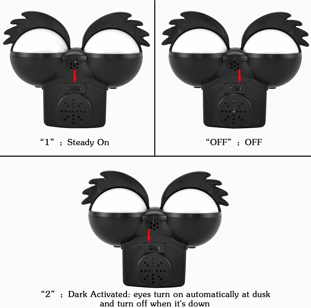 Joiedomi All Holiday Decor Flashing Peeping Eyes Lights 3 Pack - Red, Green, Orange 7 Joiedomi All Holiday Decor Flashing Peeping Eyes Lights 3 Pack - Red, Green, Orange