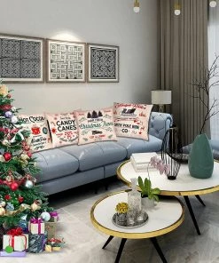 Joiedomi Christmas Pillow Covers, 4 Pcs All Holiday Decor 13 Joiedomi Christmas Pillow Covers, 4 Pcs All Holiday Decor