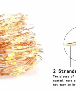 Joiedomi 300 LED Fairy Lights, 99FT Battery Operated All Holiday Decor 15 Joiedomi 300 LED Fairy Lights, 99FT Battery Operated All Holiday Decor
