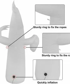 Joiedomi 8ft Halloween Ghost Holding Skull 6 Joiedomi 8ft Halloween Ghost Holding Skull