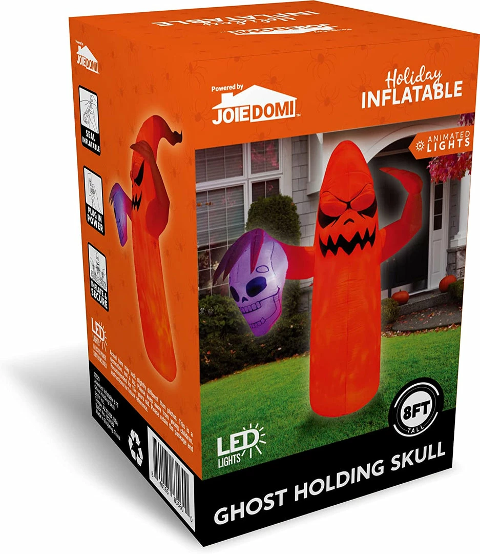 Joiedomi 8ft Halloween Ghost Holding Skull 4 Joiedomi 8ft Halloween Ghost Holding Skull