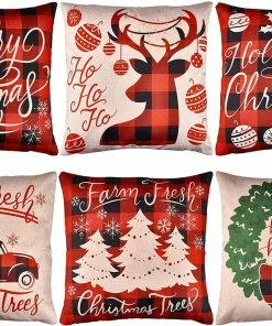 Joiedomi Christmas Pillow Covers With Rustic Farmhouse Design 15 Joiedomi Christmas Pillow Covers With Rustic Farmhouse Design
