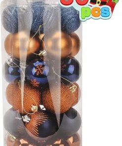 Joiedomi Christmas Ornaments Assorted Design (Blue&Gold), 30 Pcs 10 Joiedomi Christmas Ornaments Assorted Design (Blue&Gold), 30 Pcs