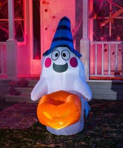 Joiedomi Inflatables 5ft Halloween Ghost With Candy Basket
