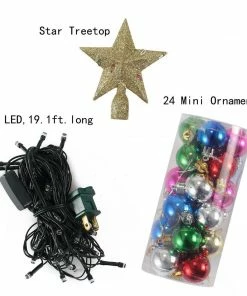 Joiedomi 20" Tabletop Mini Christmas Tree Set All Holiday Decor 7 Joiedomi 20