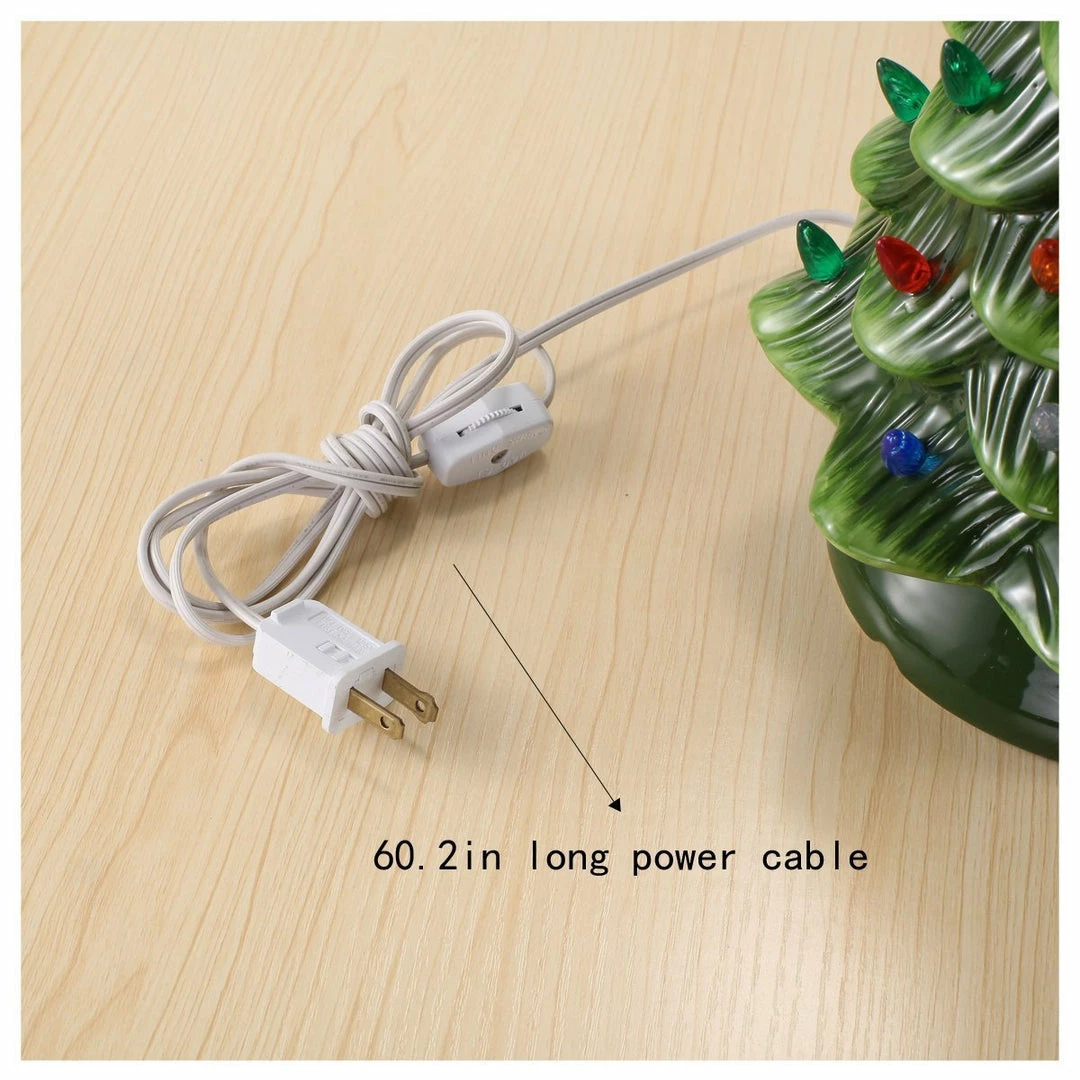 Joiedomi All Holiday Decor 15" Tabletop Pre-lit Ceramic Christmas Tree 3 Joiedomi All Holiday Decor 15" Tabletop Pre-lit Ceramic Christmas Tree