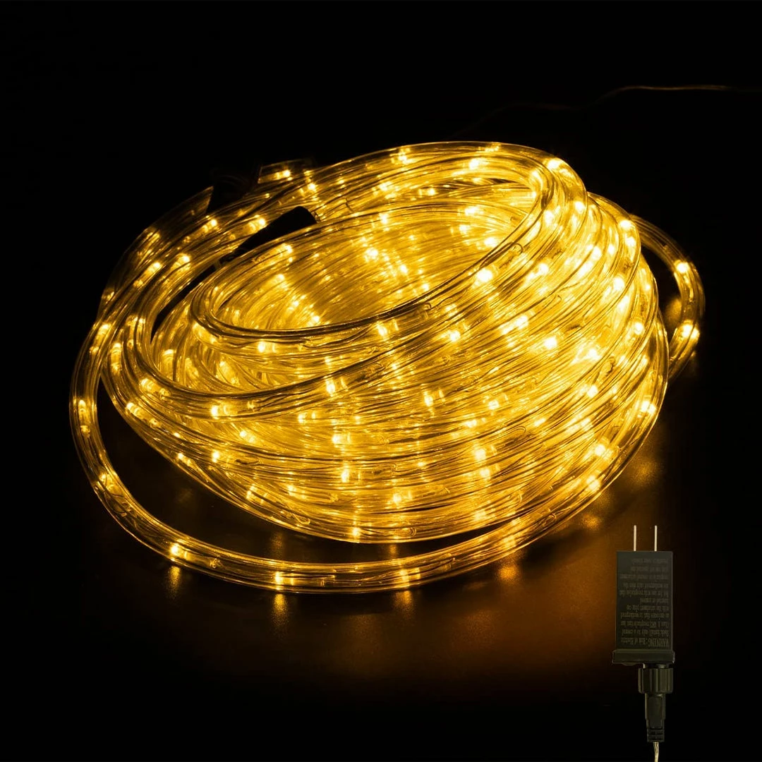 Joiedomi 240 LED Rope Lights, 33FT Warm White Strip Lights All Holiday Decor 1 Joiedomi 240 LED Rope Lights, 33FT Warm White Strip Lights All Holiday Decor