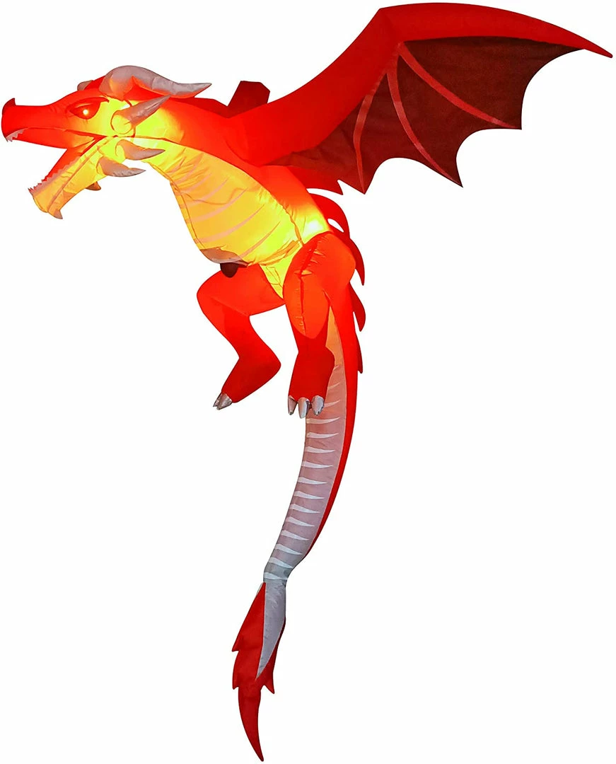 Joiedomi Inflatables Tall Hanging Flying Dragon Inflatable (5 Ft) 2 Joiedomi Inflatables Tall Hanging Flying Dragon Inflatable (5 Ft)