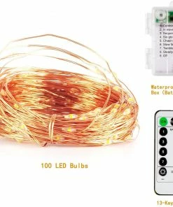 Joiedomi 100 LED Fairy Lights 33FT Battery Operated