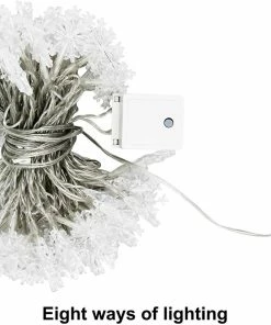Joiedomi 100 LED Christmas Lights Snowflake String Lights 11 Joiedomi 100 LED Christmas Lights Snowflake String Lights
