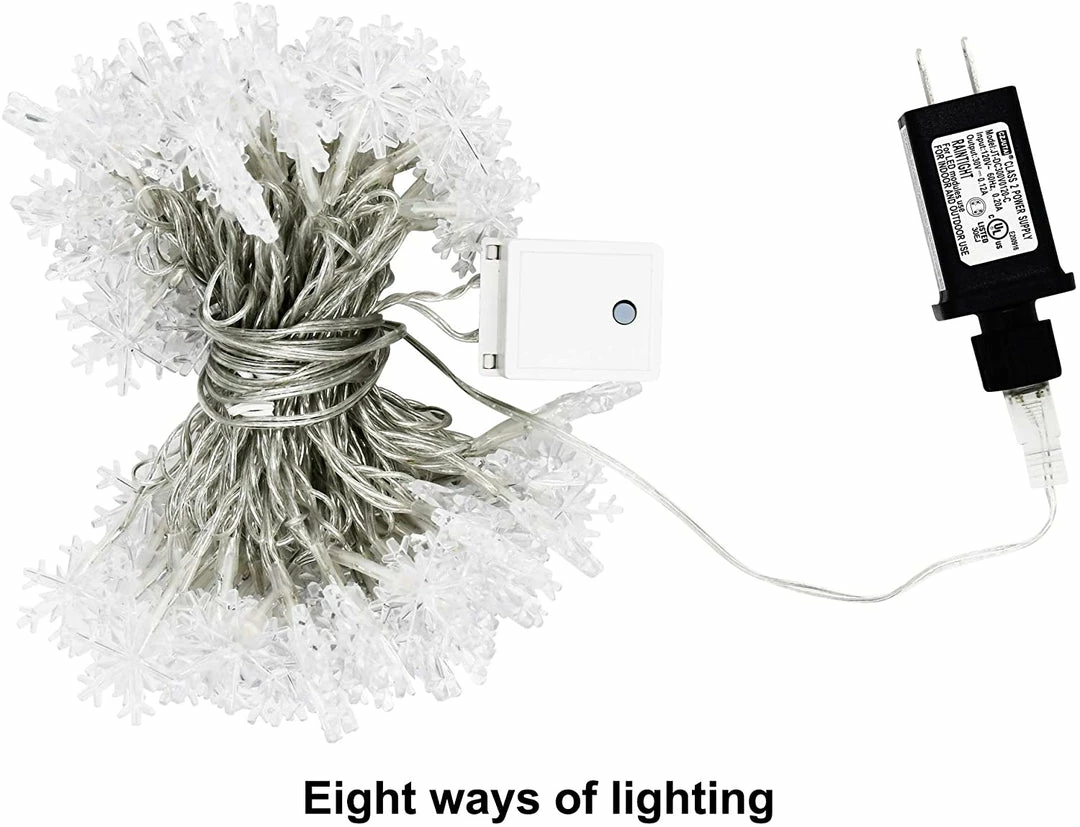 Joiedomi 100 LED Christmas Lights Snowflake String Lights 6 Joiedomi 100 LED Christmas Lights Snowflake String Lights