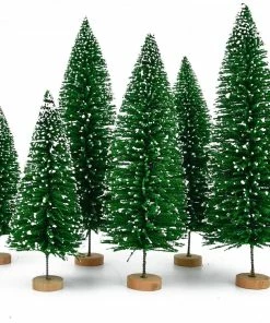 Joiedomi Artificial Mini Christmas Tree,6 PCS All Holiday Decor