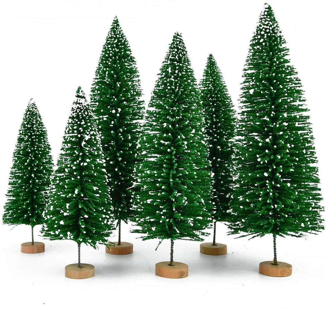 Joiedomi Artificial Mini Christmas Tree,6 PCS All Holiday Decor 1 Joiedomi Artificial Mini Christmas Tree,6 PCS All Holiday Decor